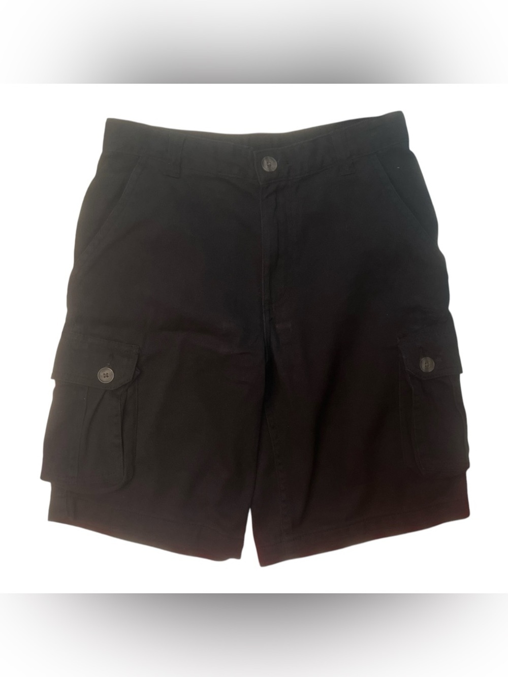 Sz 12 boys Cargo Shorts with Button Flap Pockets